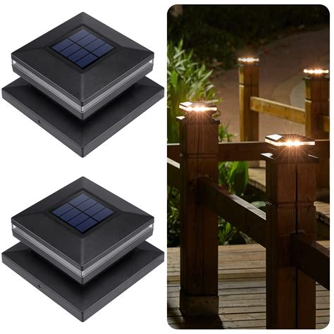 4x4 post lights solar powered.